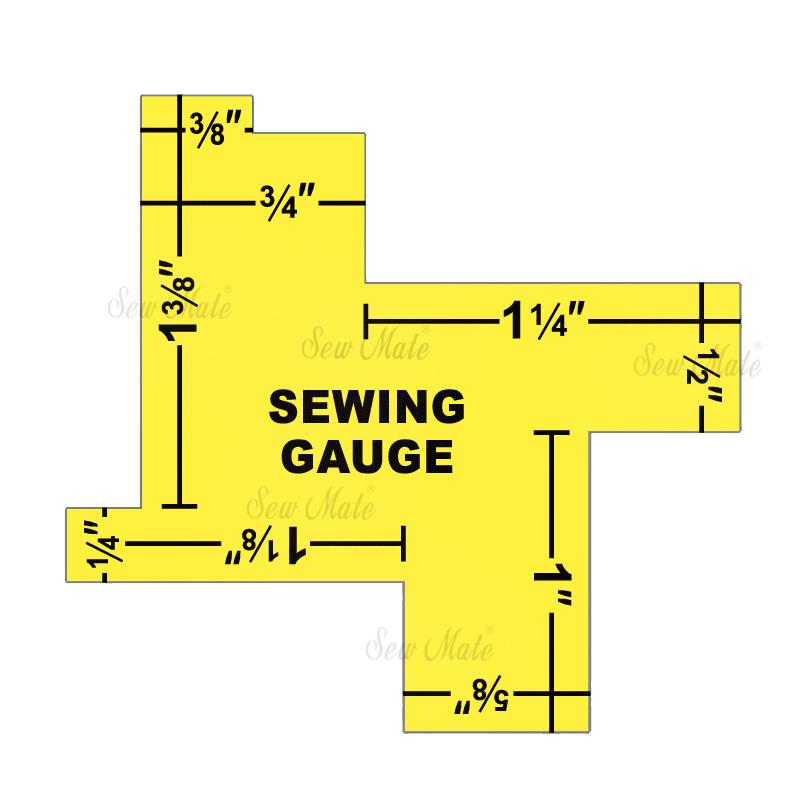Sewing Gauge, 14-in-1 function (Imperial Version),Donwei