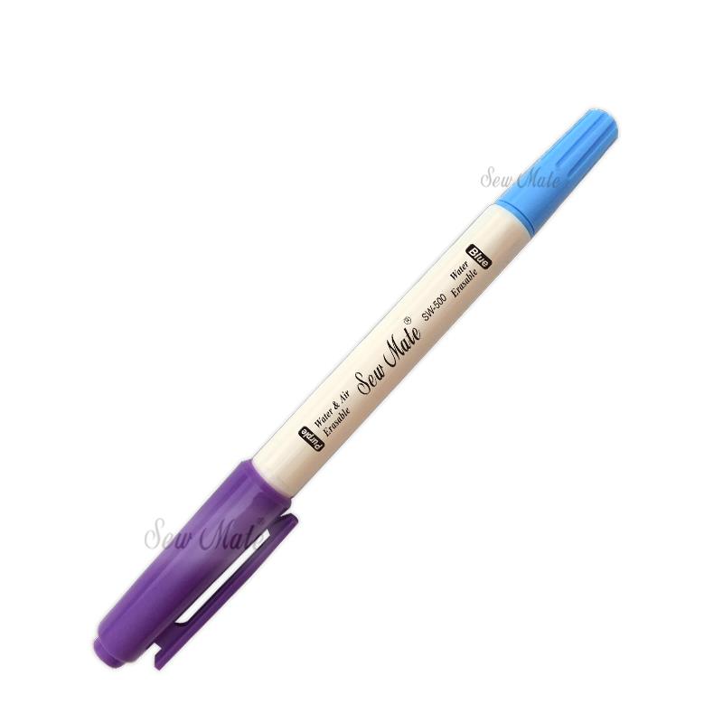 Water Erasable & Air Erasable Marker, Purple & Blue,Donwei