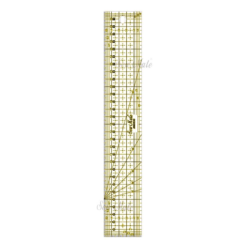 Quilting Ruler (Metric Version),5x30cm, Two-Color,Donwei