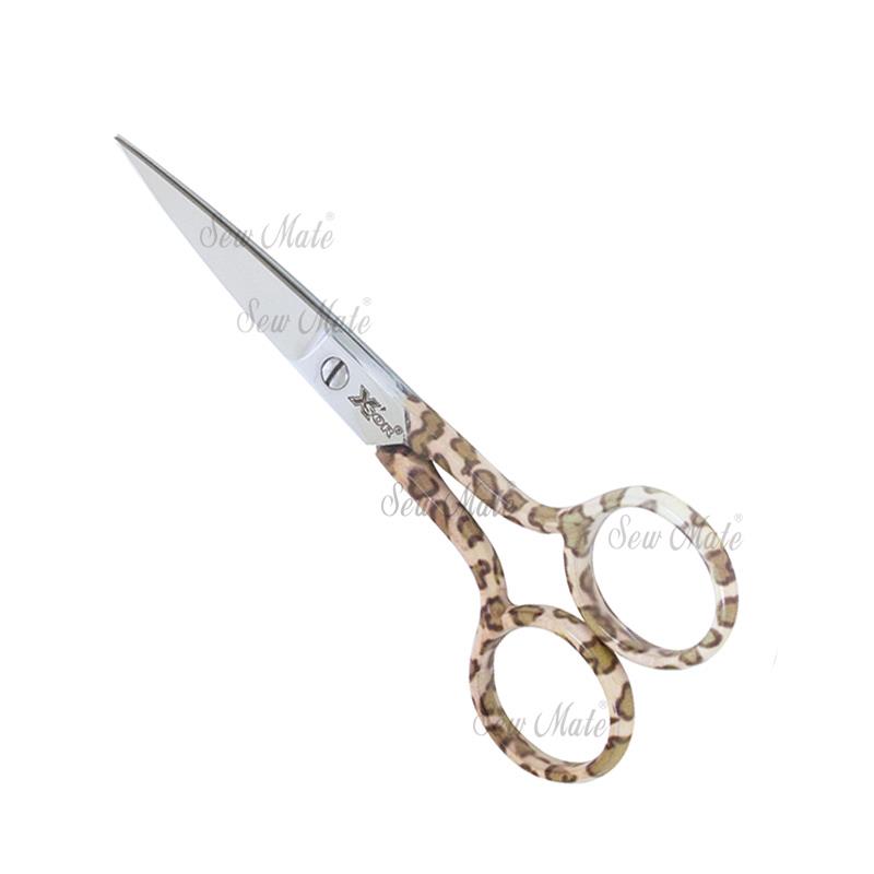 Embroidery Scissors, 5", Floral Pattern Handle,Donwei