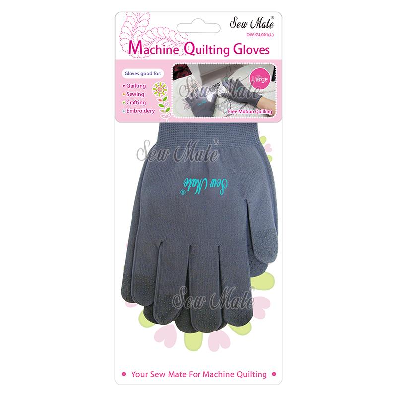 Machine Quilting Gloves, Large,Donwei