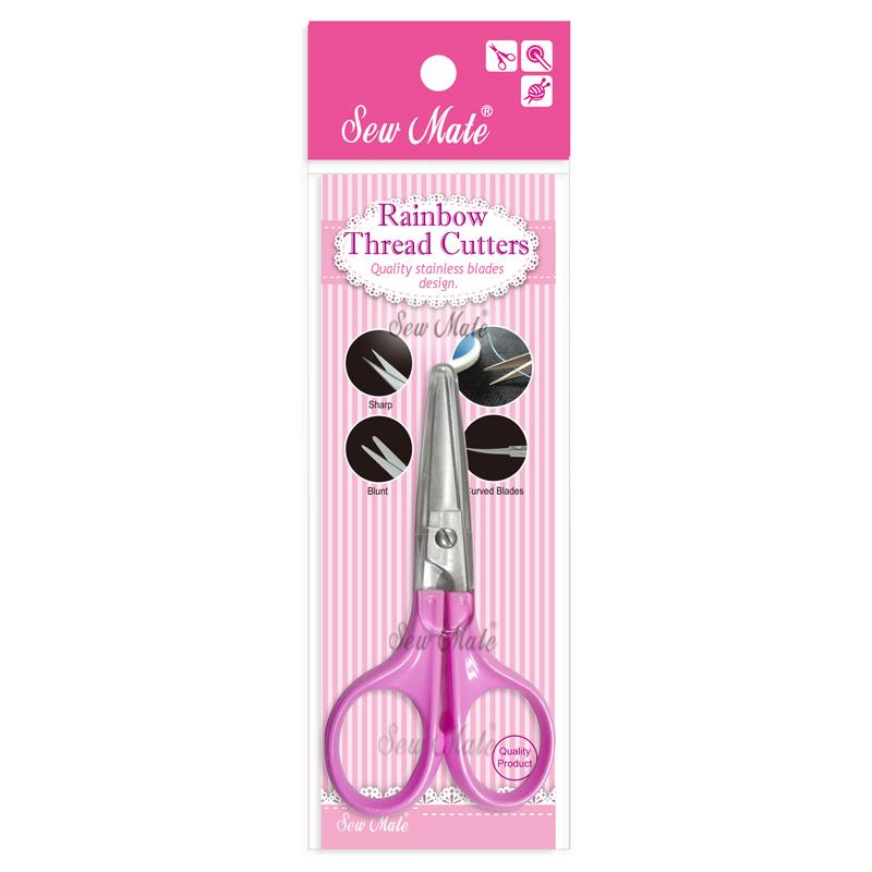 Sew Mate ~ Rainbow Thread Cutter Scissors ( Pink )