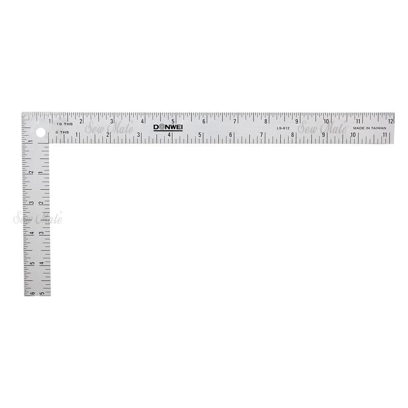 L-Square Ruler (Small)  Donwei, SewMate, X'Sor, Bobbins, Scissors, Rotary  Cutter, Quilting Ruler, Cutting Mat, Quilting Tools, Sewing Notion, Craft  Supplies, Knitting Needle, Crochet Hook, Needle, Ruler, Pins, Sewing Box,  Sewing Machine