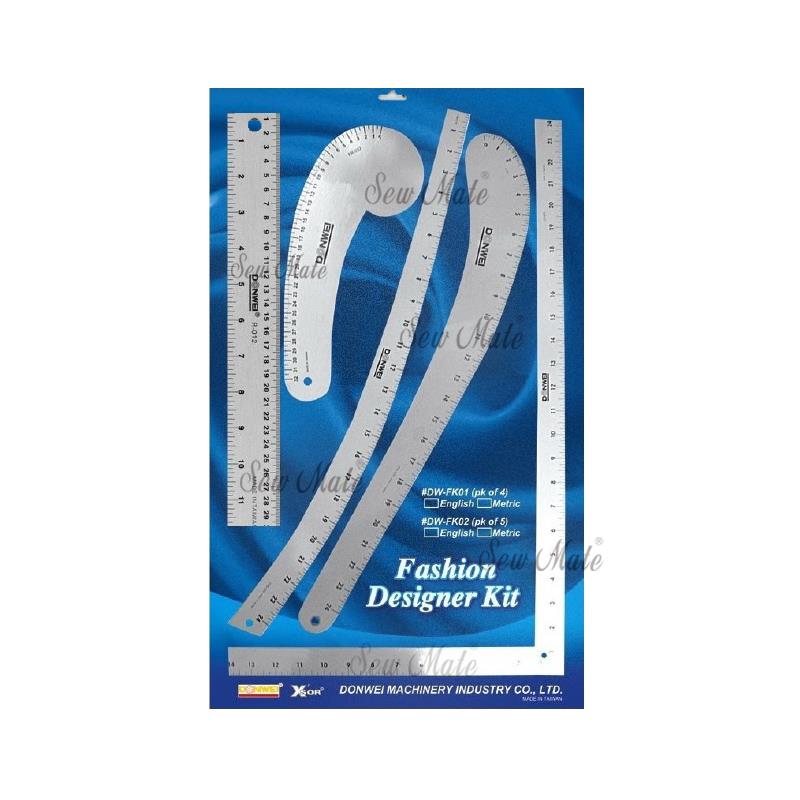 Fashion Designer Kit, 5pcs/pack,Donwei