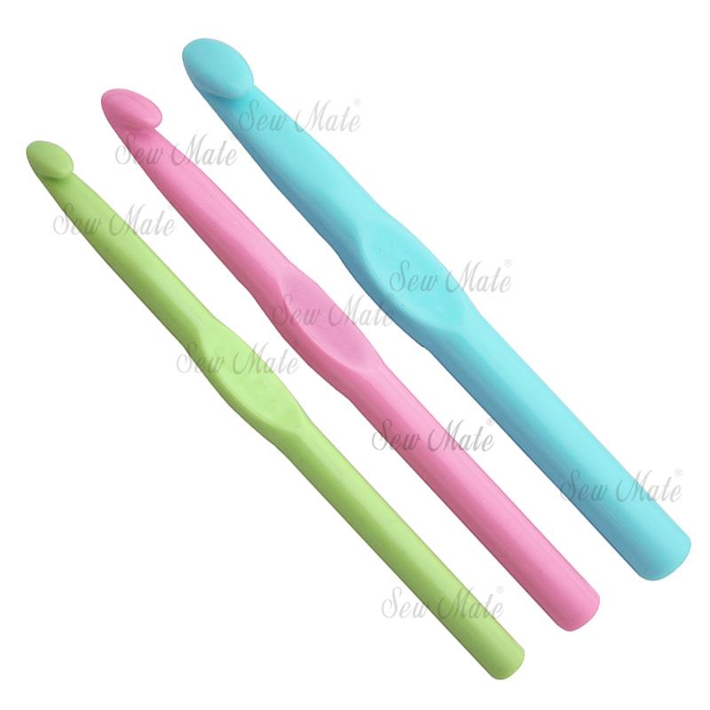 Crystal Crochet Hook, 17cm (Large),Donwei