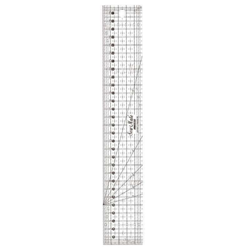 Quilting Ruler (Metric Version),5x30cm, Black,Donwei