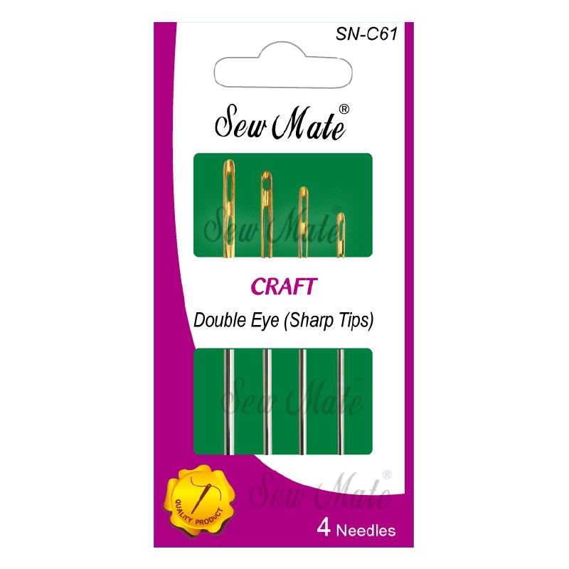 Craft Needles-Double Eye(Sharp Tips),Donwei