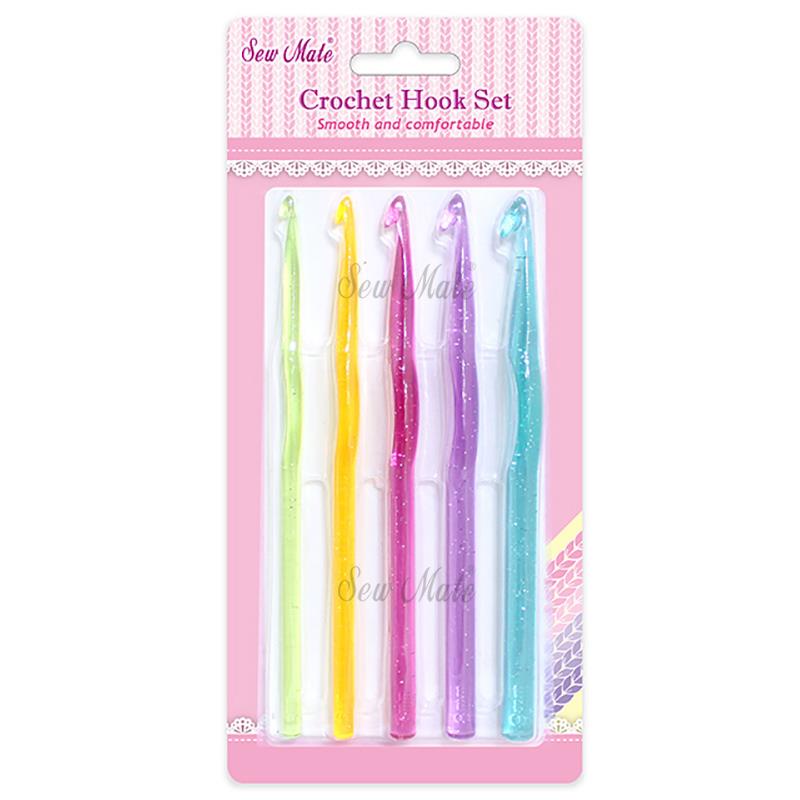 Crystal Crochet Hook , 15cm,Donwei